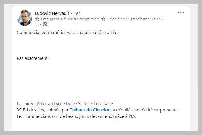 Ludovic Hervault - Entrepreneur